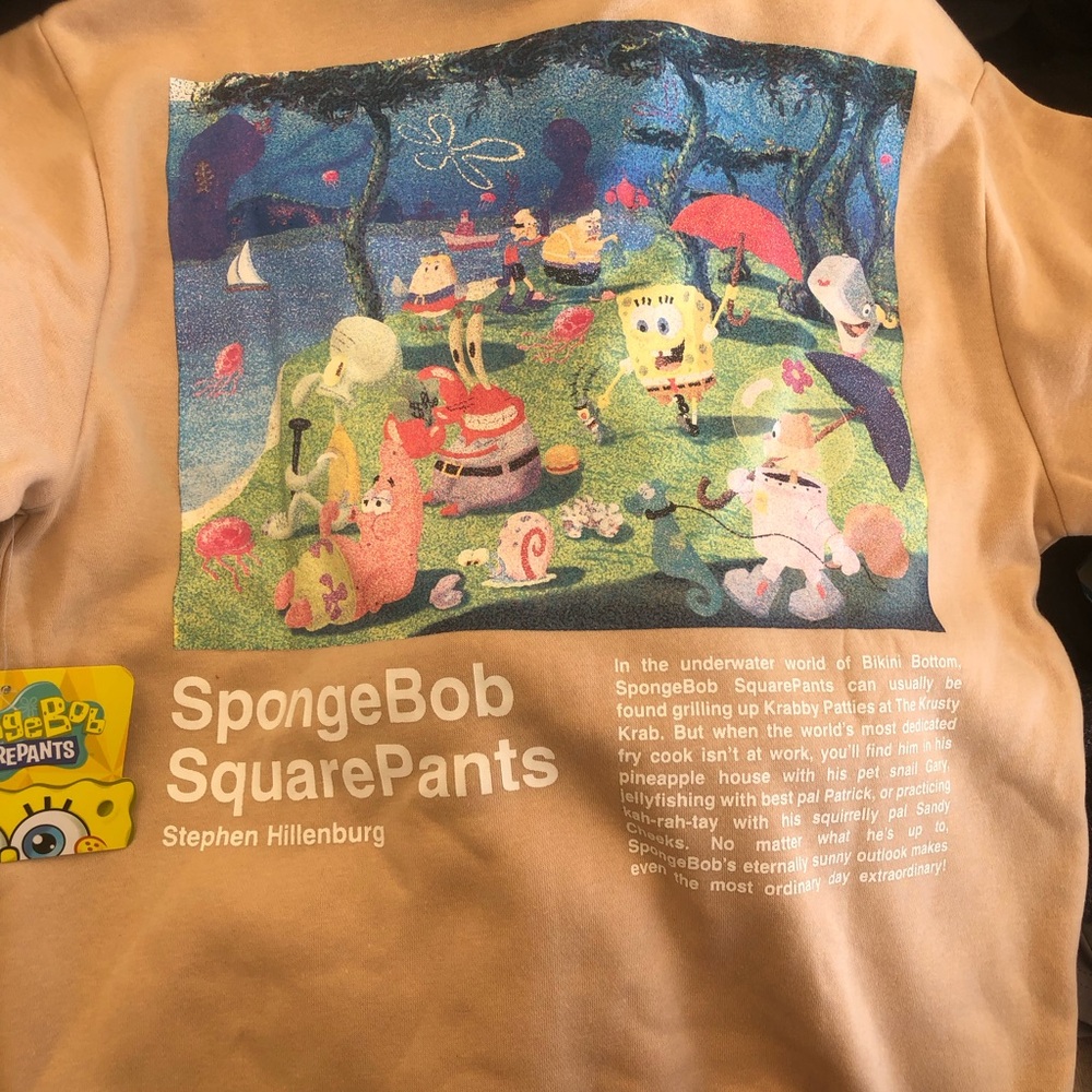Nickelodeon Beige Crewneck Sweatshirt